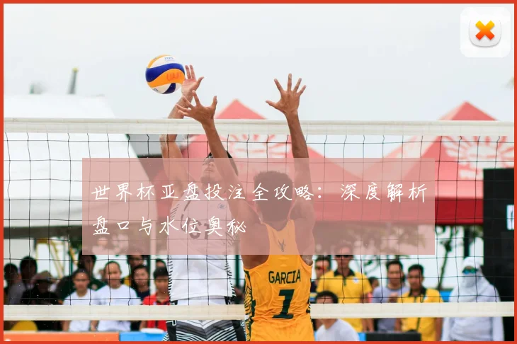 世界杯亚盘投注全攻略:深度解析盘口与水位奥秘